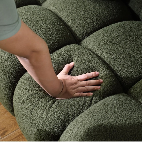 GREEN UPHOLSTERY