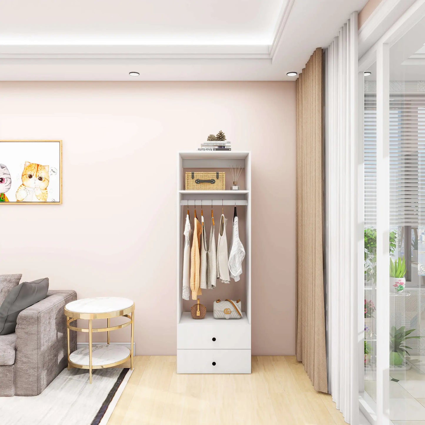 Modern Chic Wardrobe Organizer