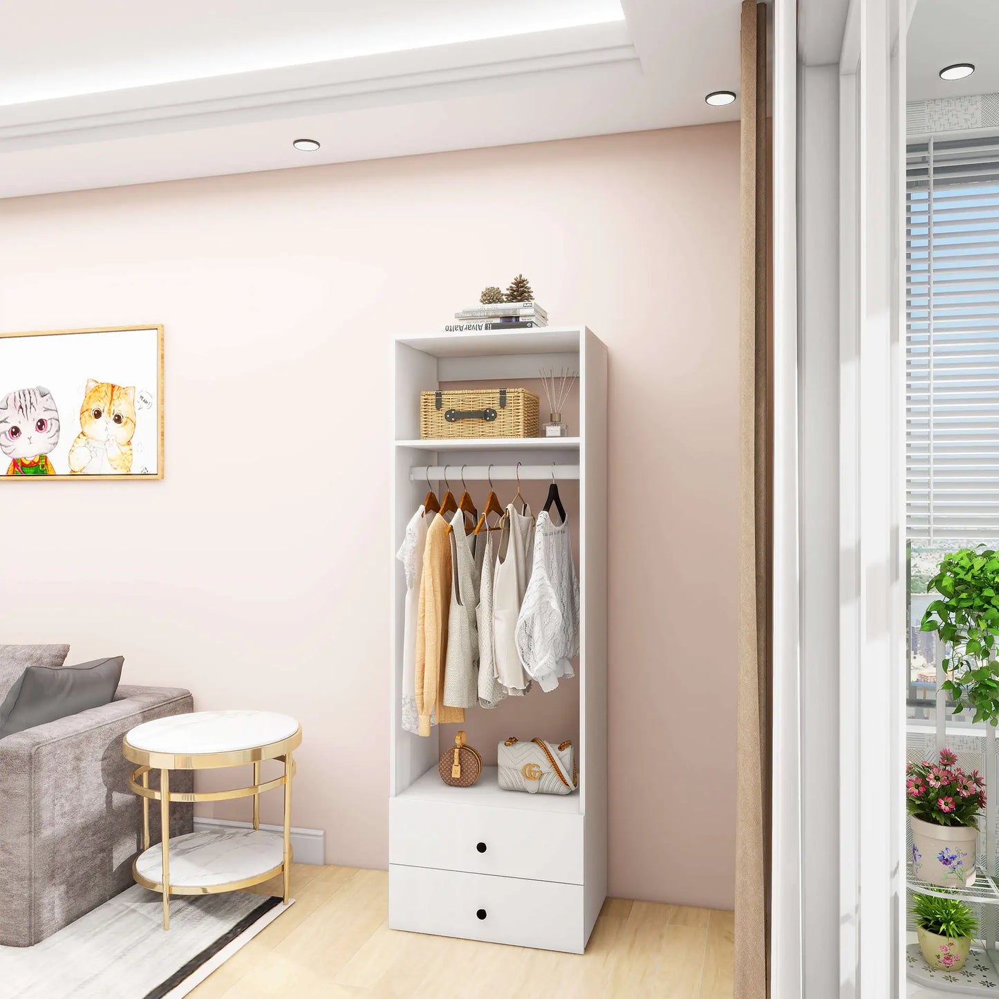 Modern Chic Wardrobe Organizer