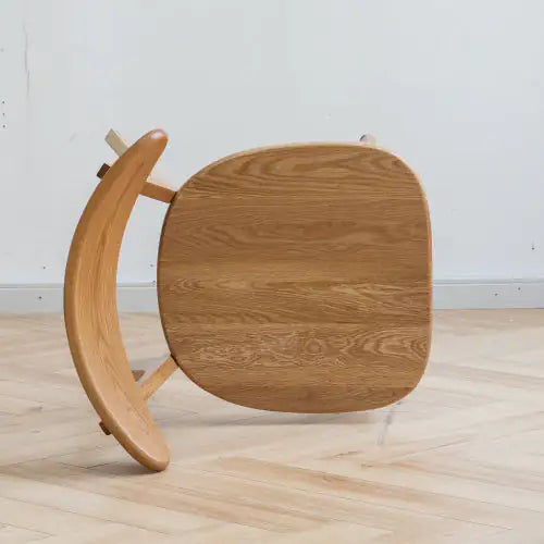 Dining Chair Wooden FAS Grade Oak Natural Wood Made In North America Dirt-free Wood Chair Solid Chair Table Chair Wooden Living Room Chair