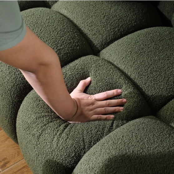 GREEN UPHOLSTERY